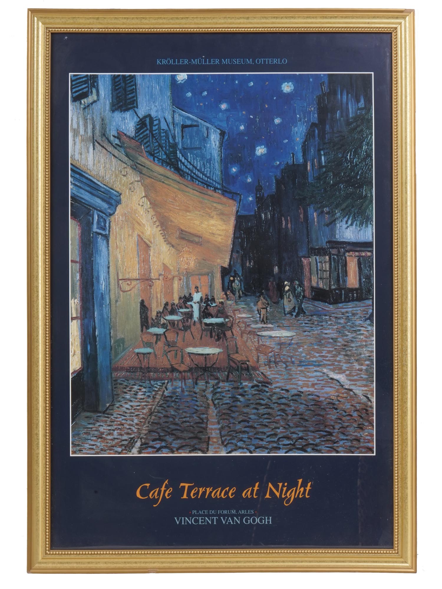 AFTER VAN GOGH LITHO POSTER CAFE TERRACE AT NIGHT PIC-0